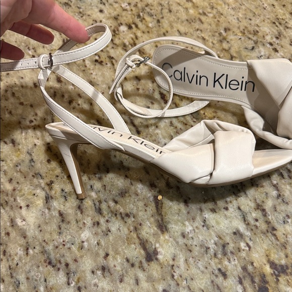 Calvin Klein White Heels - Picture 5 of 9